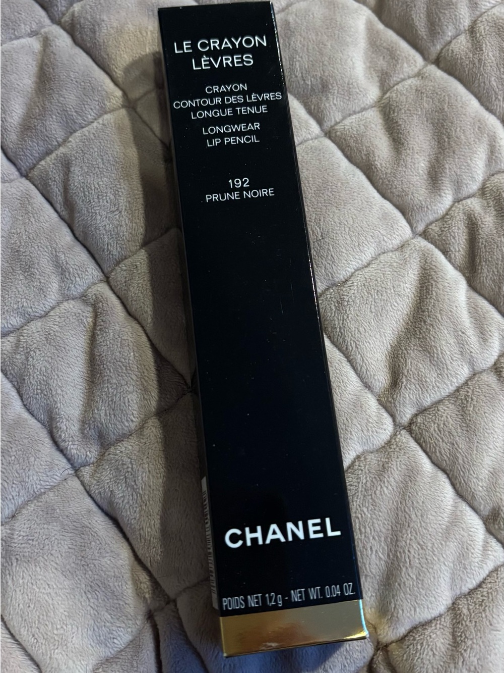 CHANEL Le Crayon Lèvres Longwear Lip Pencil 192 Prune Noire - Deep Plum